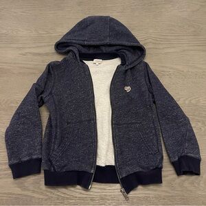 Paul Smith Kids Navy Speckled Zip Hoodie
